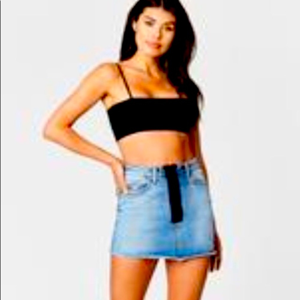 - LF Carmar Blue Colin Jean Micro Mini Skirt